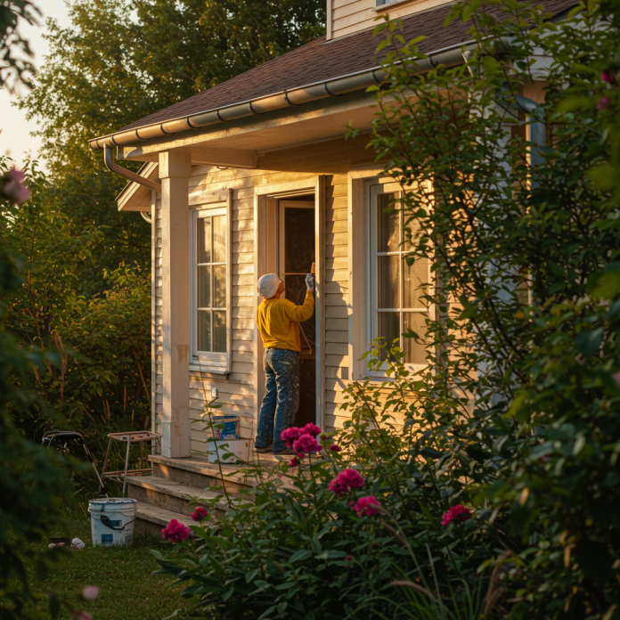 summer exterior painting